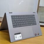 HP OmniBook X Flip 2-in-1 Laptop Next Gen AI 14-FK0007NE | 14" 3K Touchscreen | AMD Ryzen AI 5 | 16GB LPDDR5 RAM | 1TB SSD | Windows 11 | Meteor Silver | En/Ar Keyboard | UAE Version