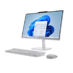 Lenovo IdeaCentre AIO 24IRH9 All-in-One Desktop, 23.8" FHD IPS 100Hz Display, Intel Core i3-1315U, 8GB DDR5 RAM, 512GB SSD, Wireless Keyboard & Mouse, Microsoft 365 Basic + Office Home 2024